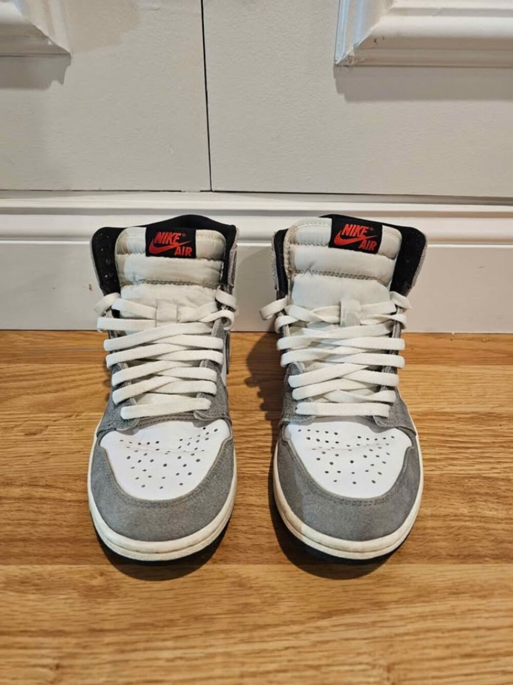 Nike Air Jordan 1 Retro High OG "Washed Black" - Size 7.5 - Picture 2 of 6